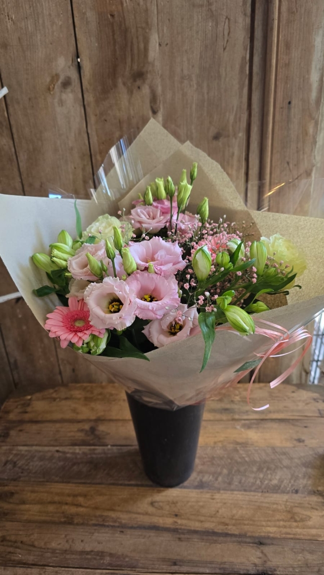 Bouquet pastel mélangé